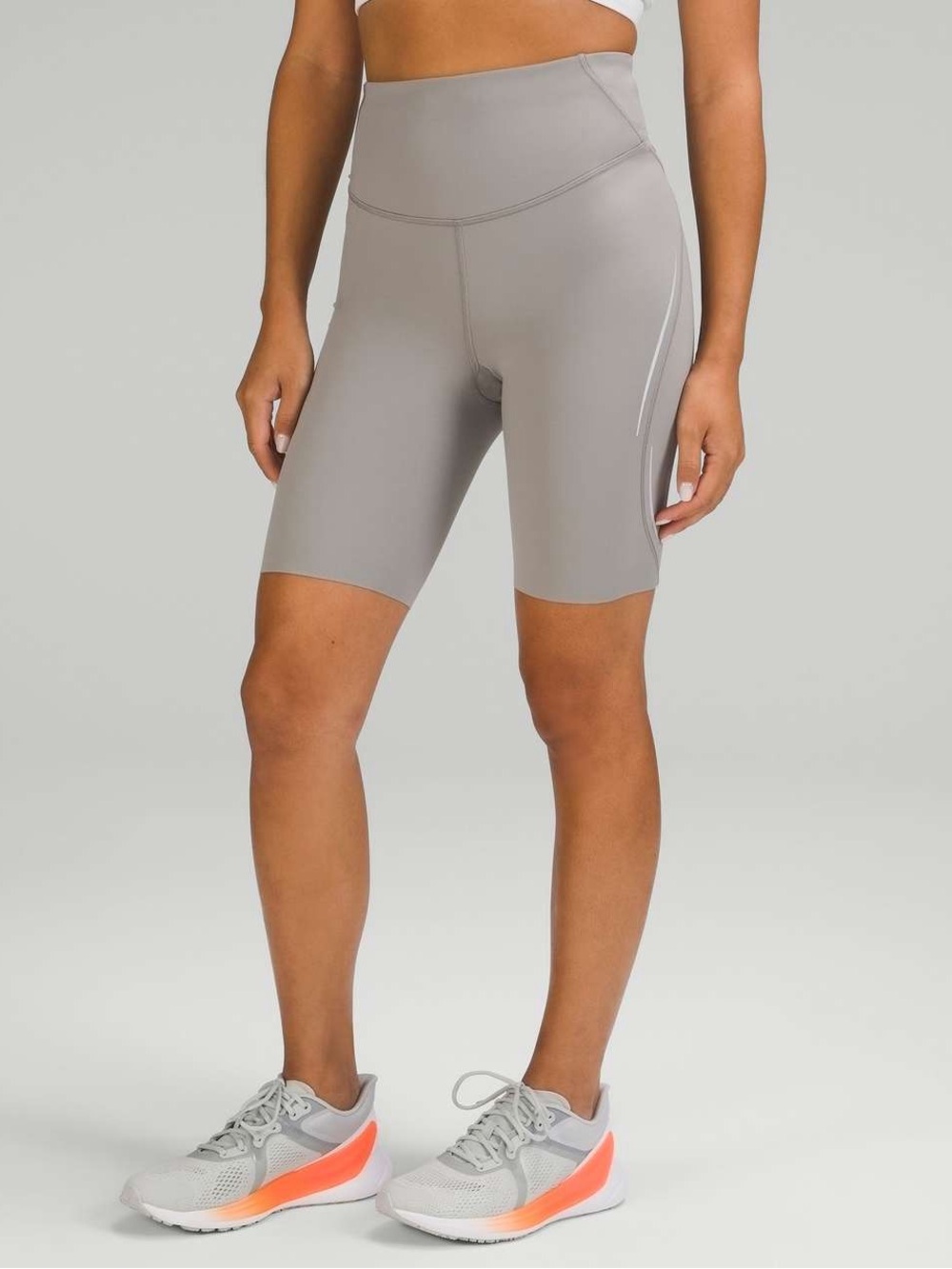 lululemon athletica High-Rise Taupe Bike Shorts
